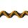Jumbo Black and Orange Rick Rack